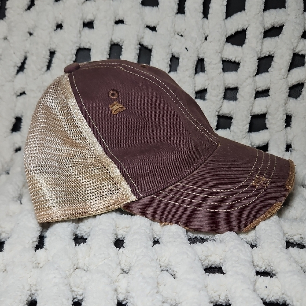 Mason Jar Label Distressed Snapback Trucker Hat New